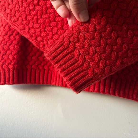 NWOT Hucklebones London Girls Red Knit Sweater - Picture 5 of 8
